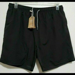 🔥Fort Isle Men's XL Black Swim Trunk Bathing Suit